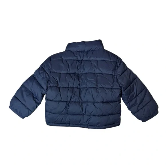 Janie and Jack Navy Blue Toddler Puffer Jacket Size 12-18 Months - Picture 2 of 12
